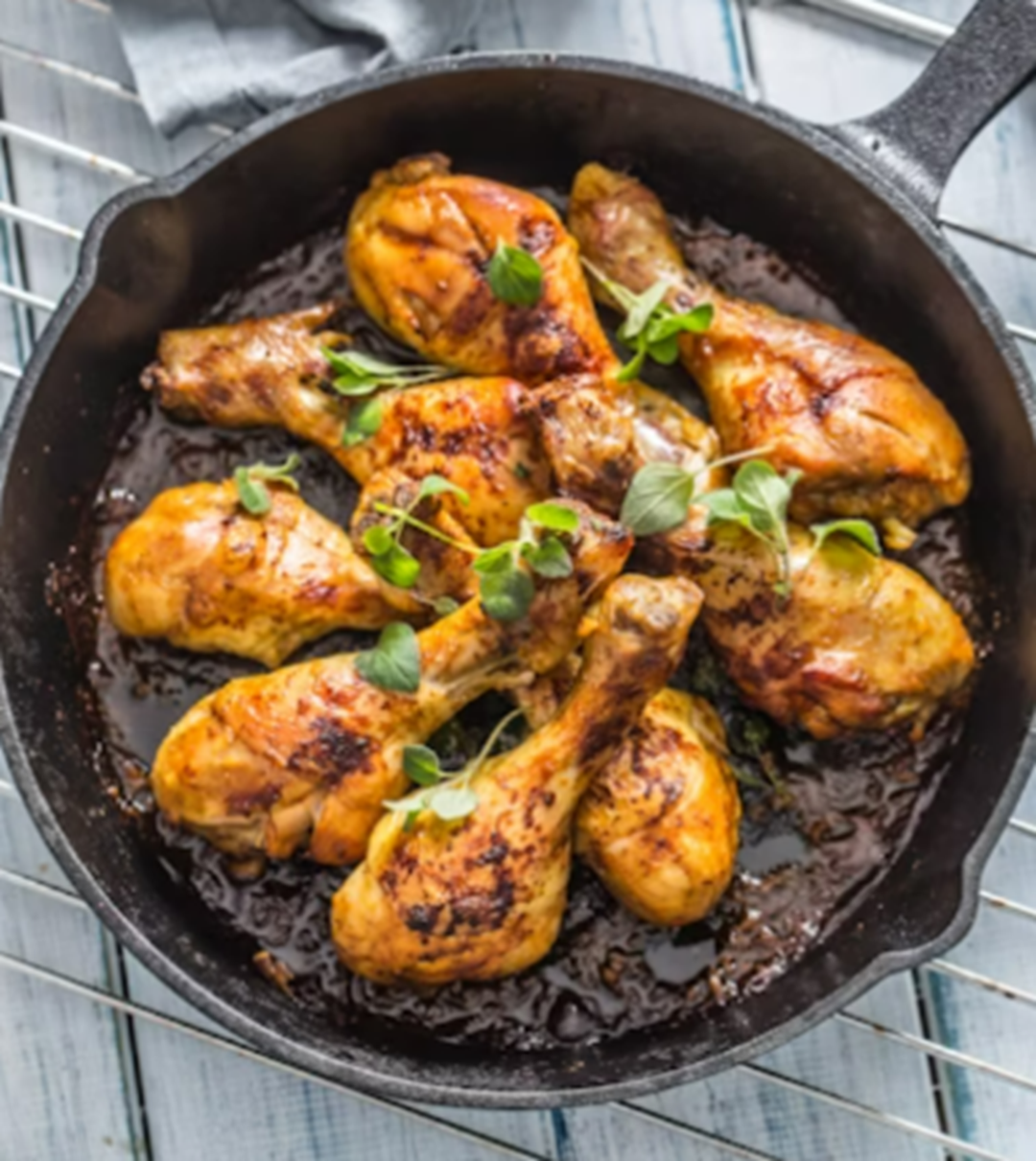 Baked Honey Mustard Chicken with GreenKarmas Sidr Honey