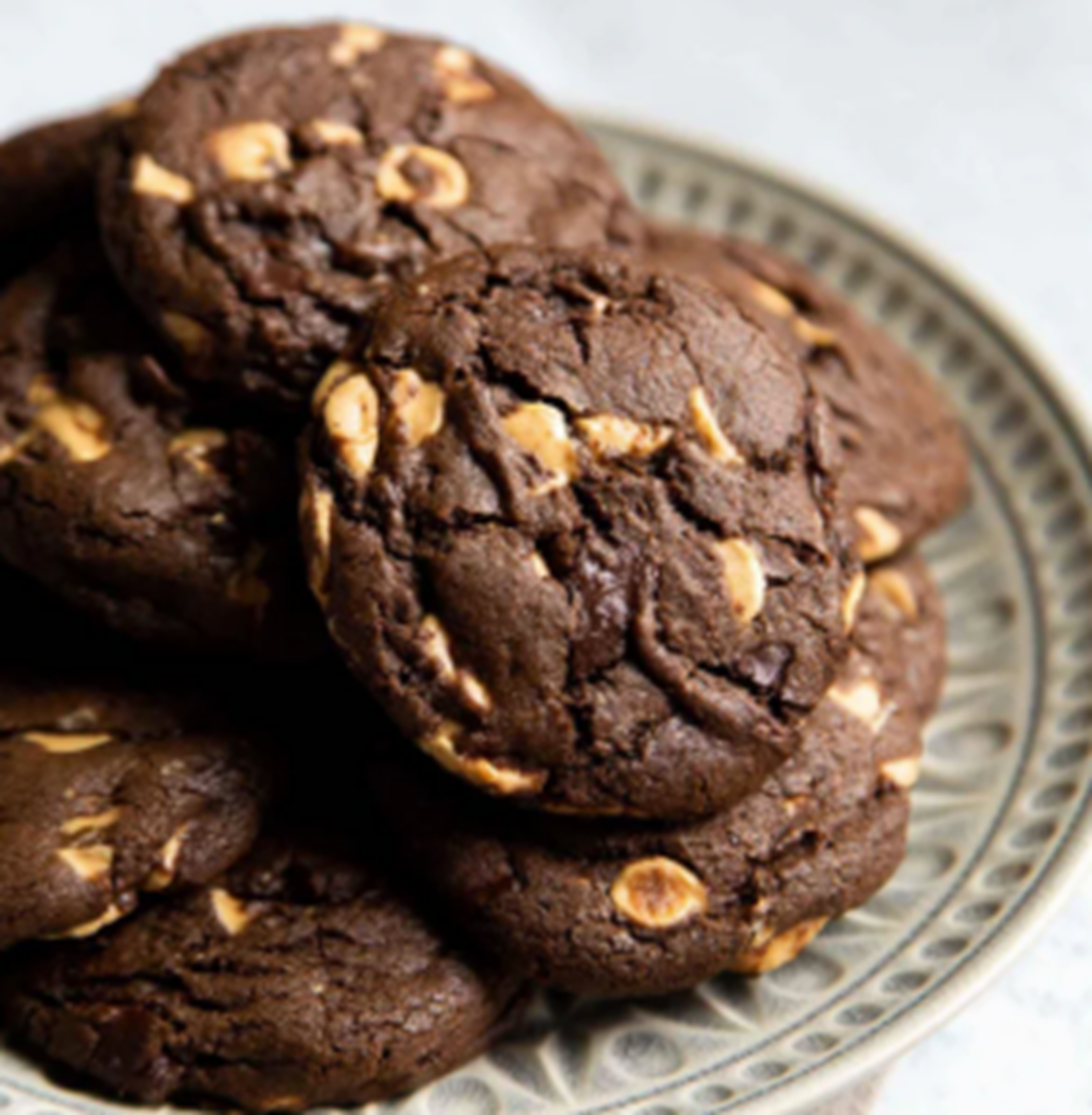 Dark Chocolate Peanut Butter Cookies