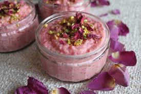 Rose Kahwa Rice Pudding with GreenKarmas Rose Kahwa Tea