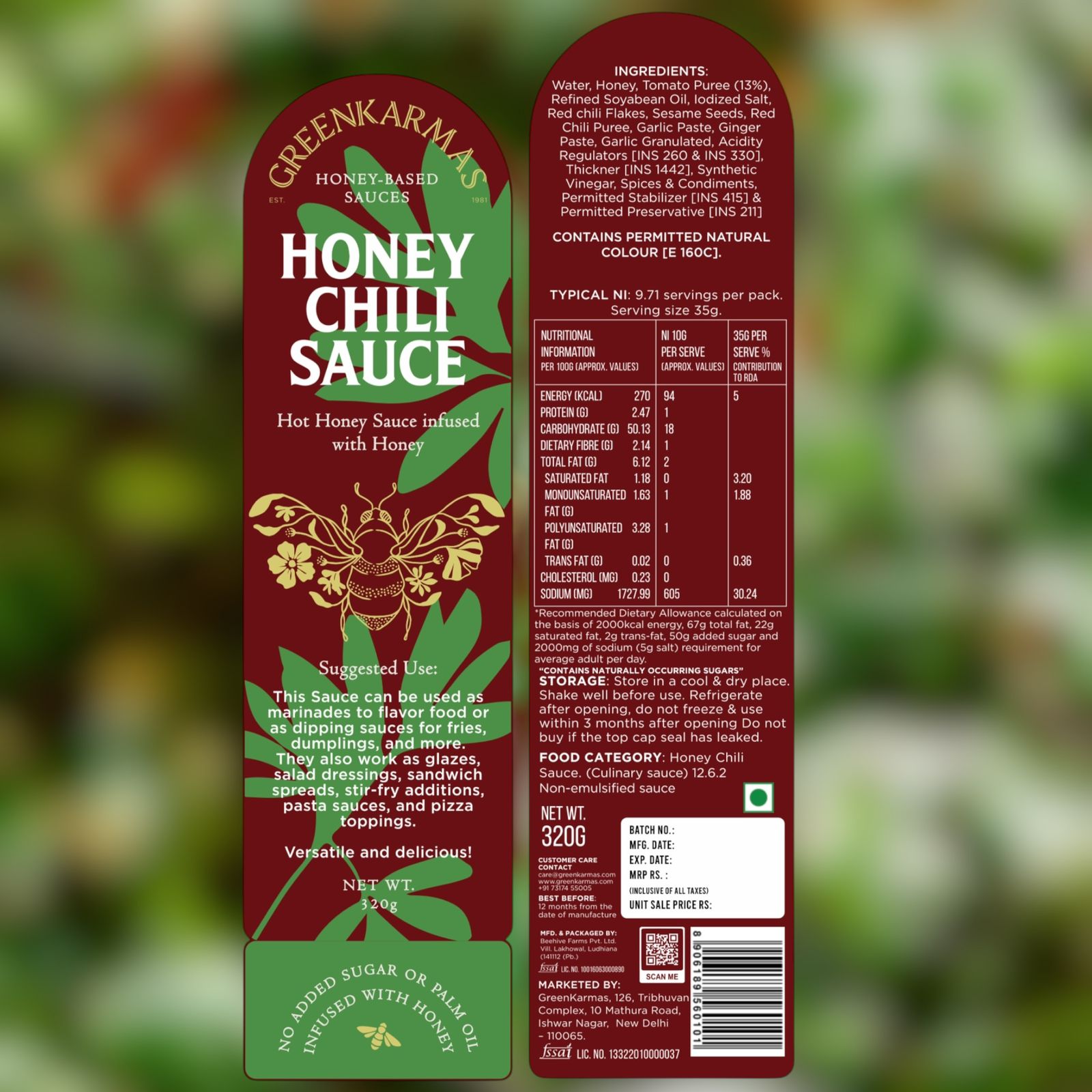 Honey Chilli Sauce