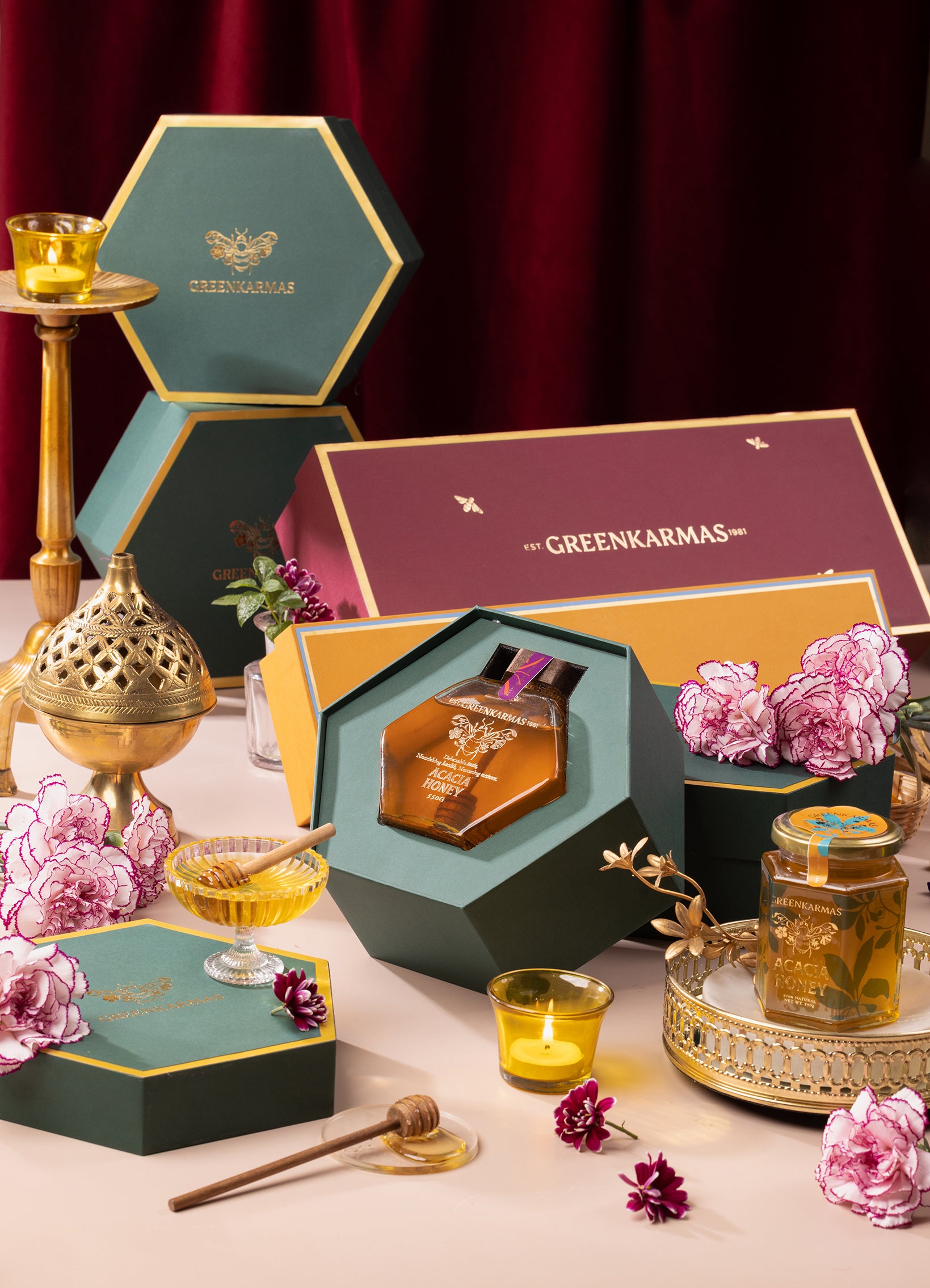 GreenKarmas Artisanal handmade Organic Honeycomb Box