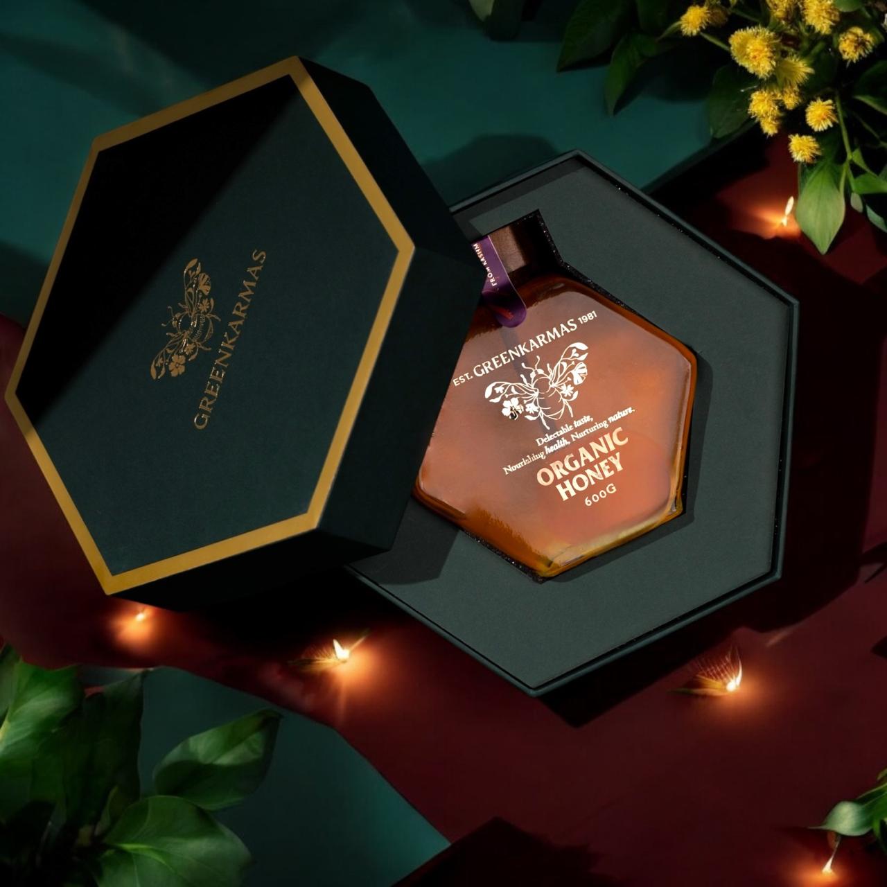 GreenKarmas Artisanal handmade Organic Honeycomb Box