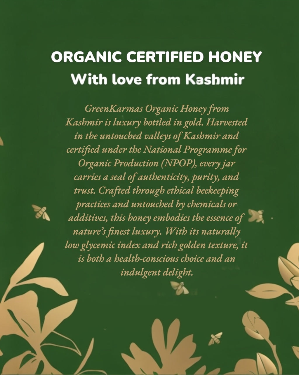 GreenKarmas Artisanal handmade Organic Honeycomb Box