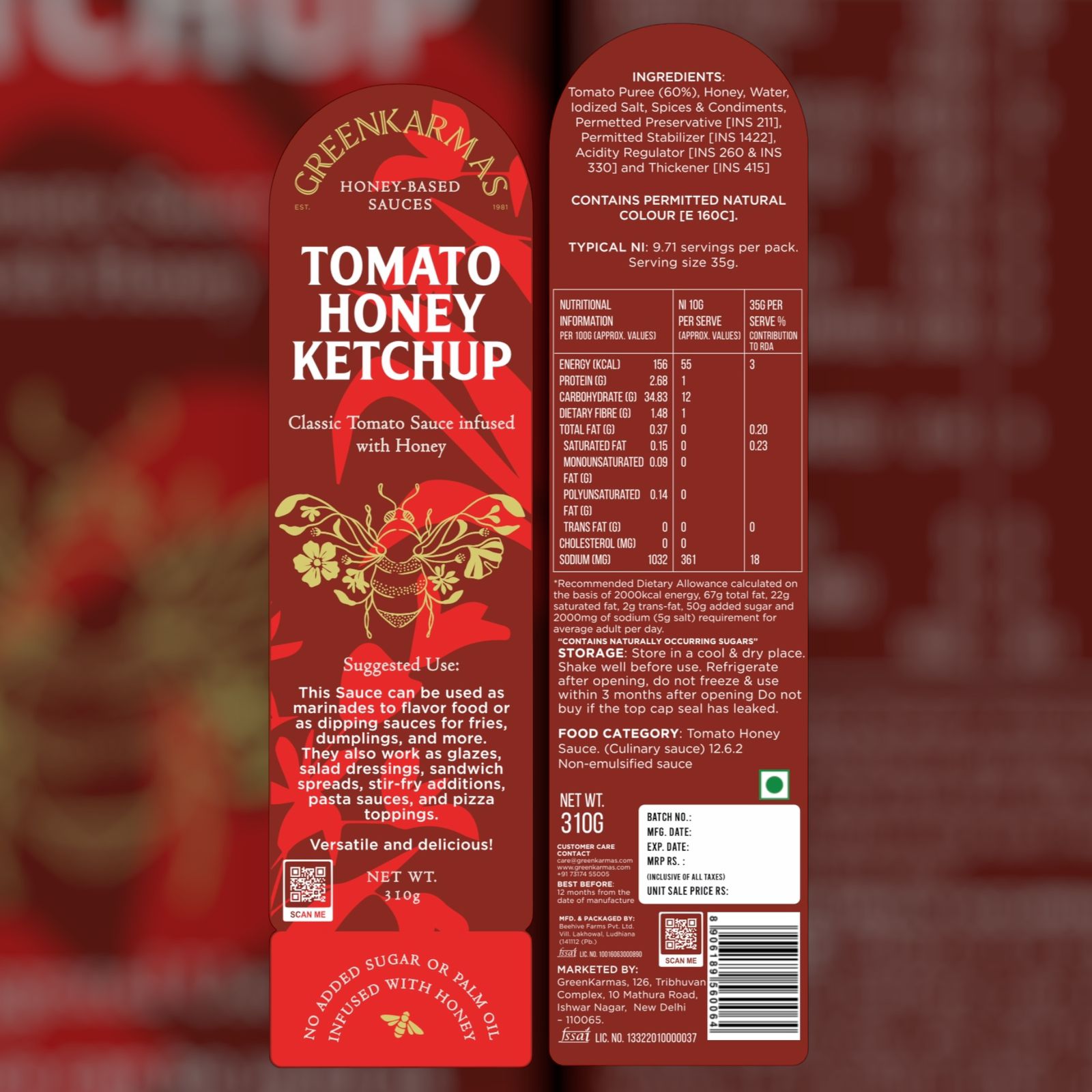Tomato Honey Sauce