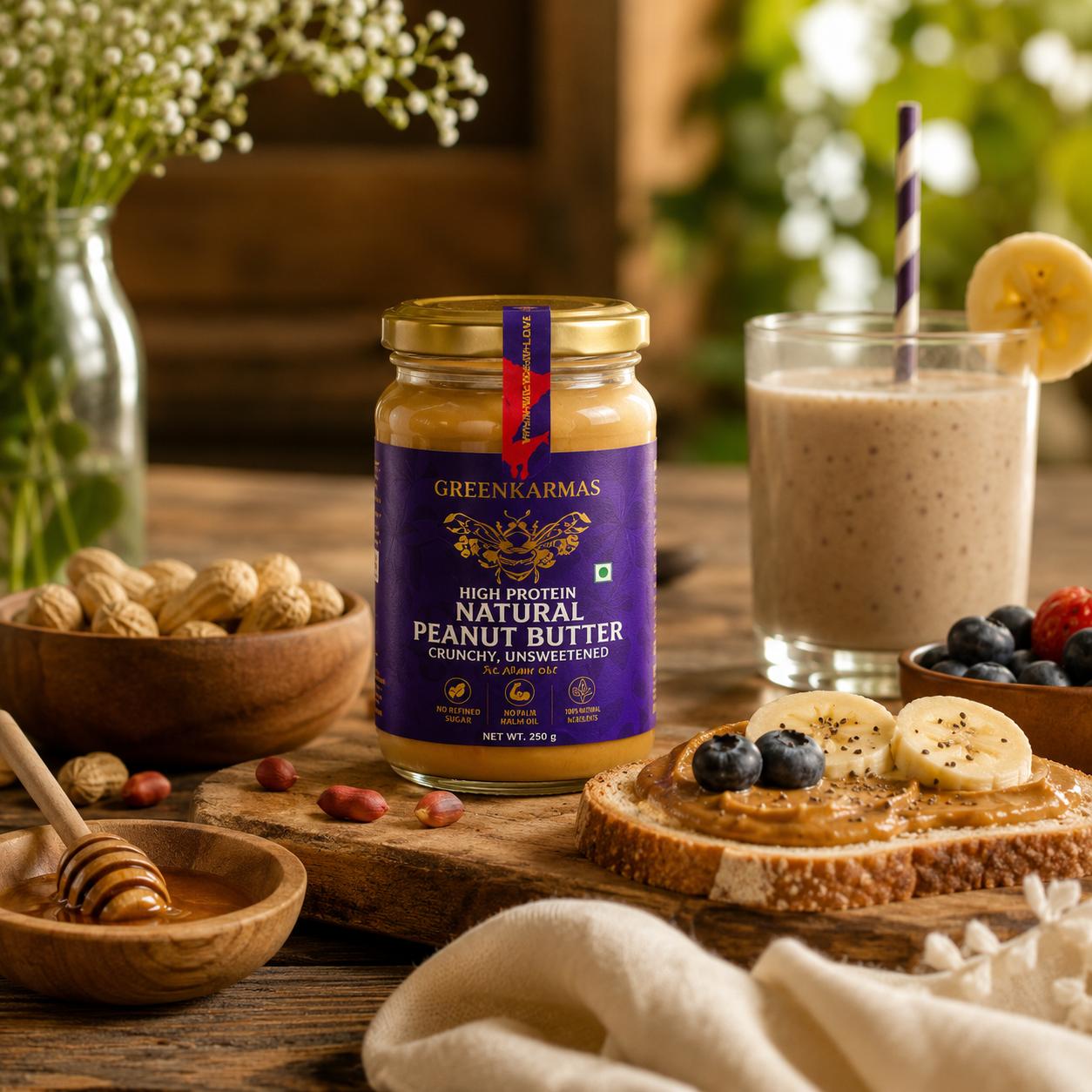 High Protein Natural Peanut Butter