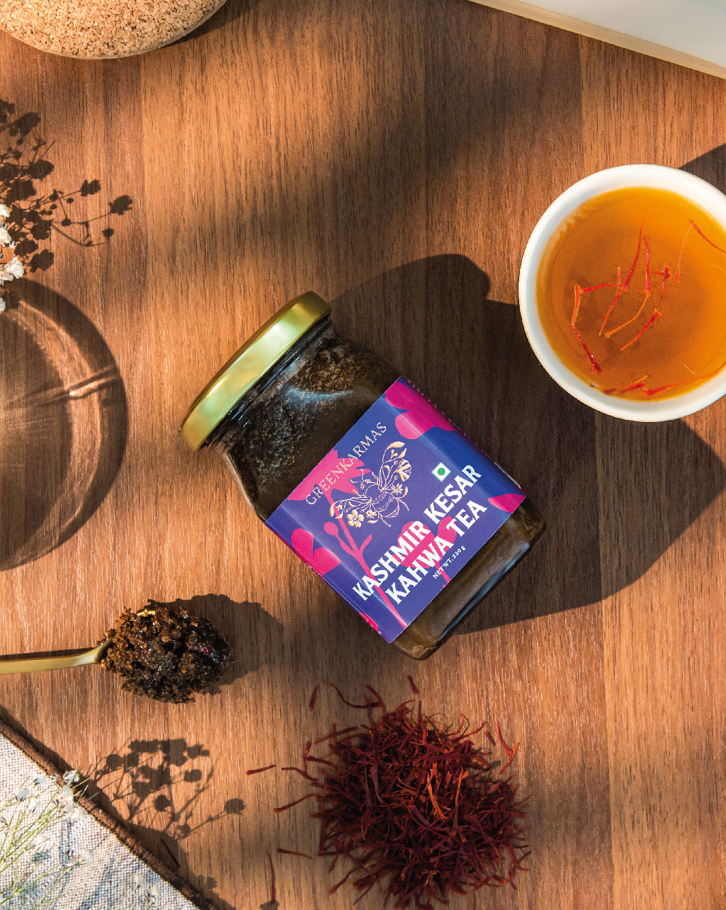 Kashmir Kesar Kahwa Tea - Ayurvedic