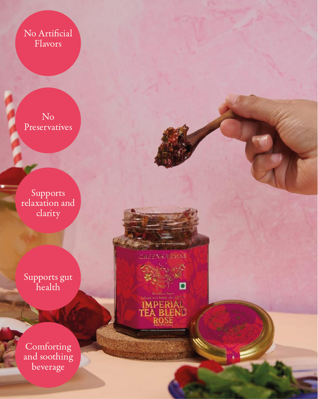 GreenKarmas  Imperial Tea Blend - Rose