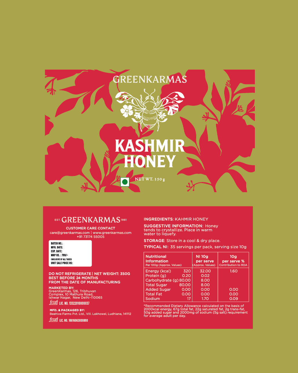 Kashmir Honey