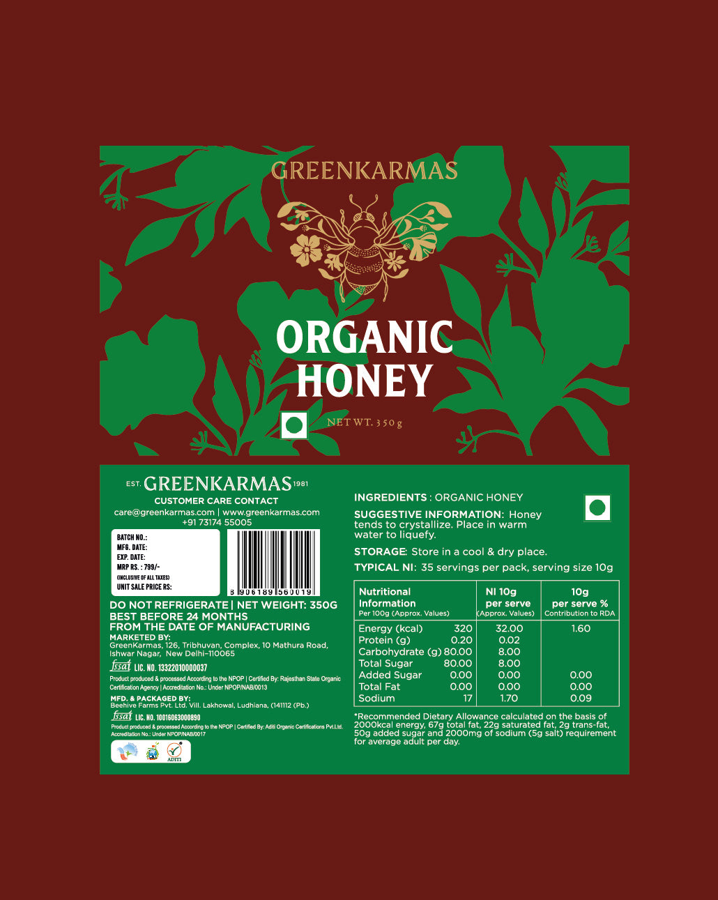 Organic Honey