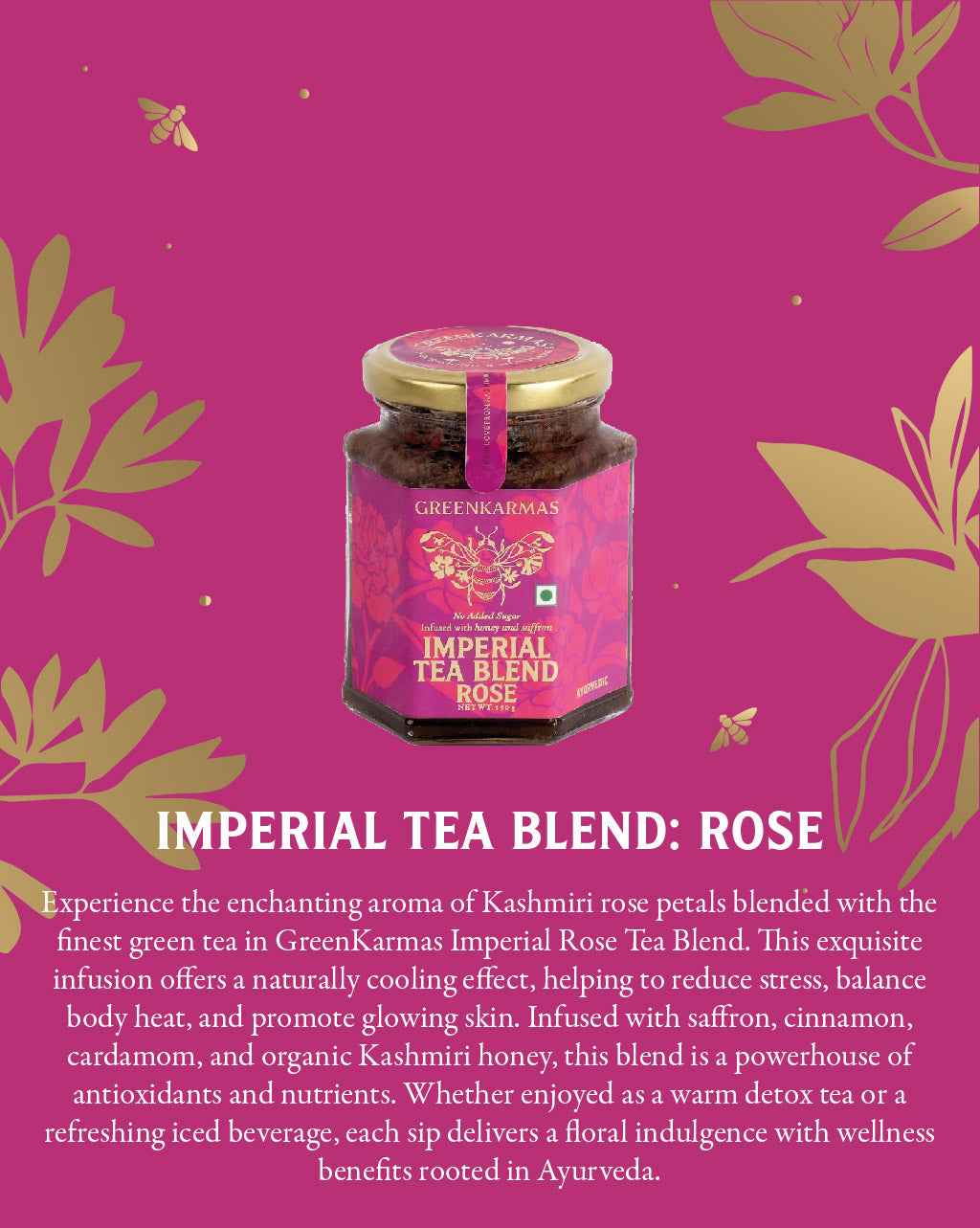GreenKarmas  Imperial Tea Blend - Rose